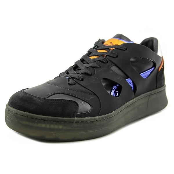 Alexander McQueen By Puma McQ Move Lo Men Round Toe Leather Black Sneakers