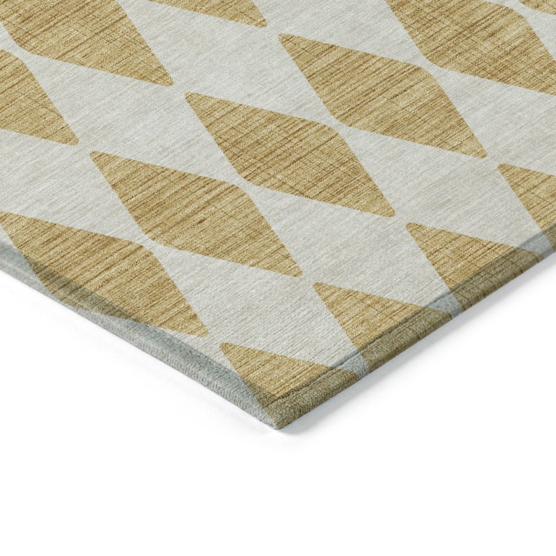 HomeRoots Geometric Transitional Rectangle Outdoor Rug