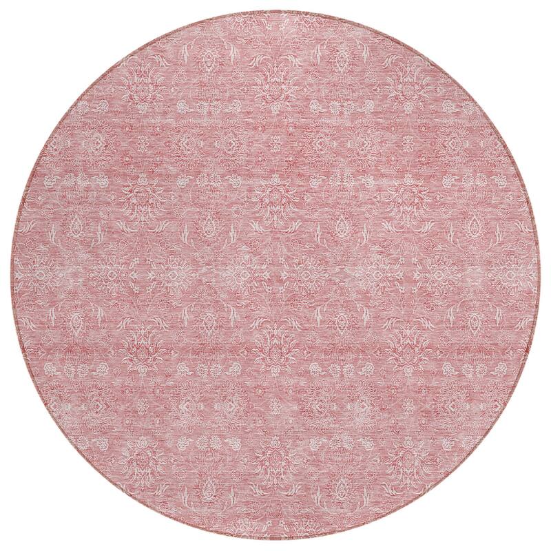 HomeRoots Floral Transitional Rectangle Outdoor Rug