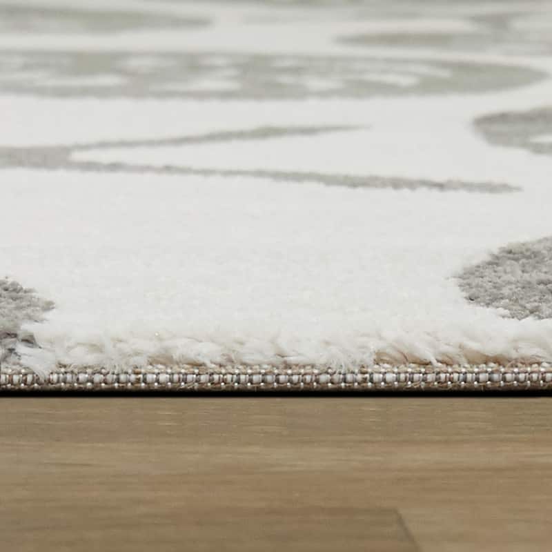 Stafford Nautilus Medallion Coastal Nautical Area Rug