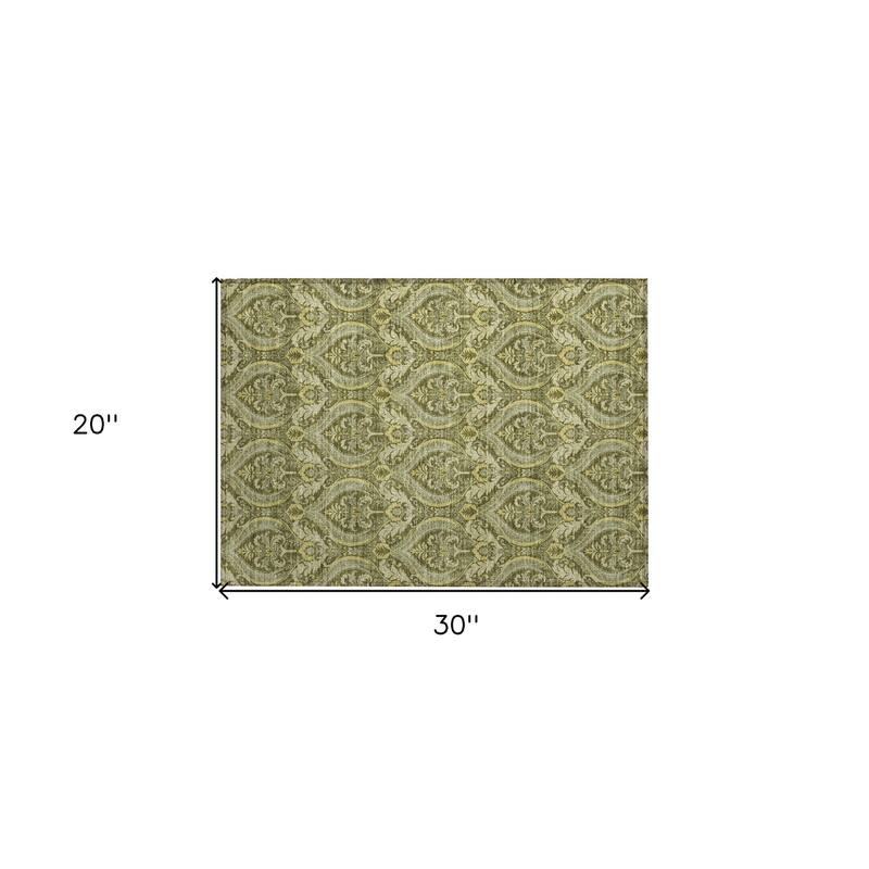 Jax Lush Floral Weather Resistant Blended Style Outdoor Rug