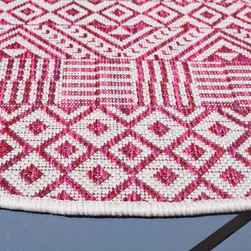 SAFAVIEH Courtyard Terezija Indoor/ Outdoor Waterproof Patio Backyard Rug