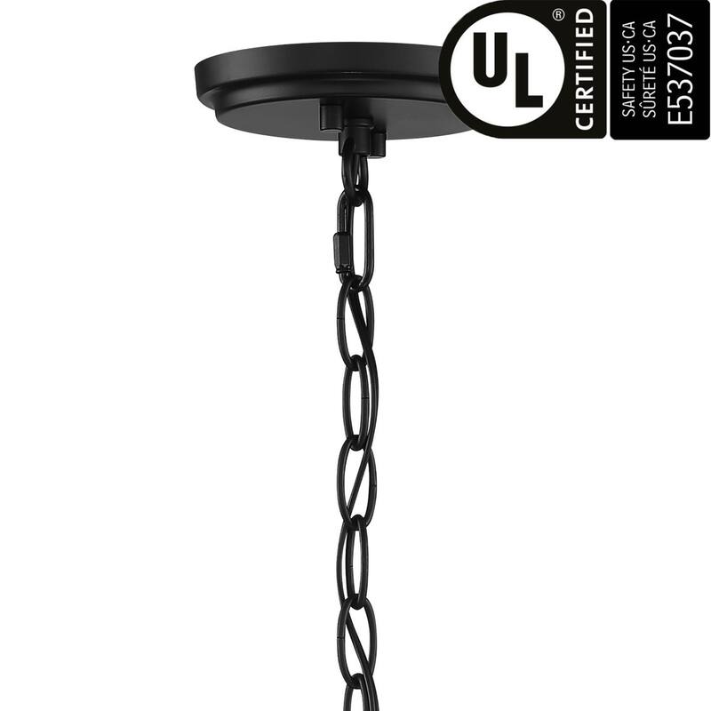 Finnick 4-light Modern Farmhouse Lantern Kitchen Island Pendant with UL Certified