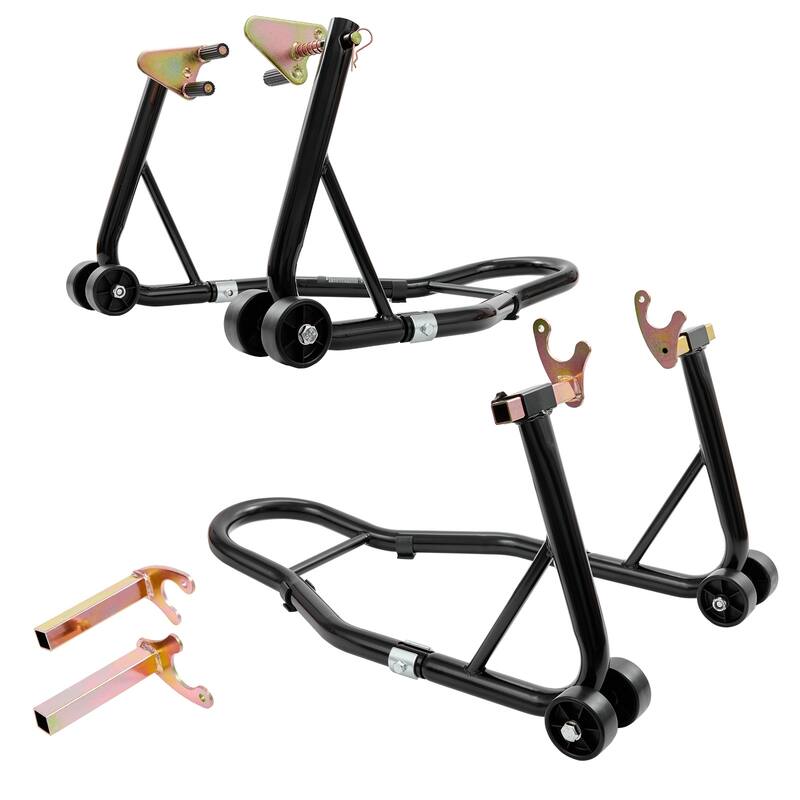 Motorcycle Stand Lift, Lift Stand, Front and Rear Wheel Fork Stand, U+L Fork Swingarm Spool - Front Rear Combo Stand