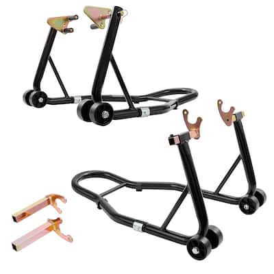 Motorcycle Stand Lift, Lift Stand, Front and Rear Wheel Fork Stand, U+L Fork Swingarm Spool