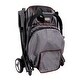 preview thumbnail 7 of 6, ibiyaya Speedy Fold Buggy Carrier Stroller for Small & Medium Pets, Grey Denim - 13.20