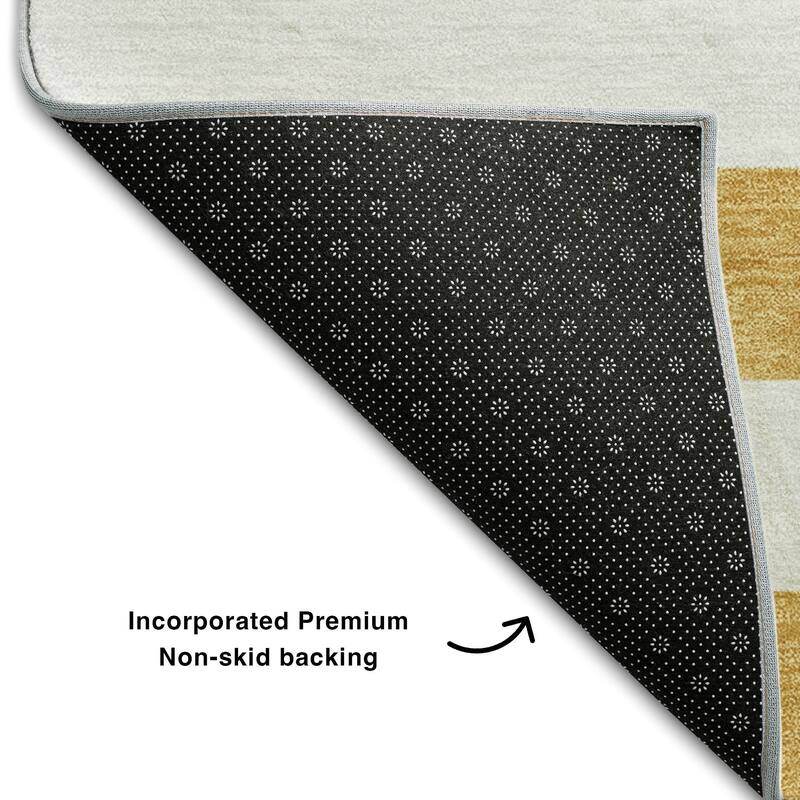 Premium Washable Super Soft Cabana Stripe Mayfield Rug