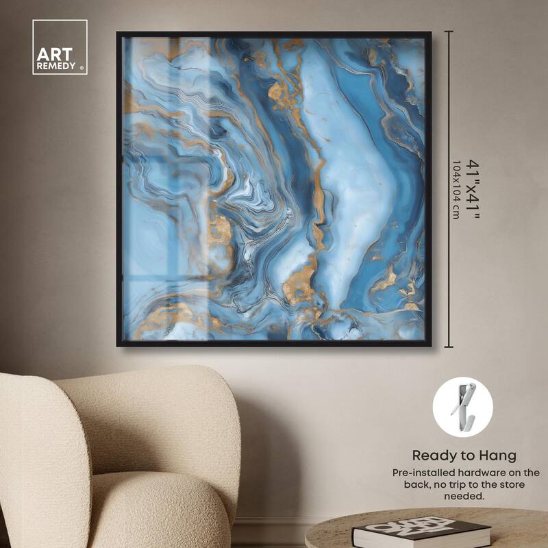 River Gold Shadowbox by Art Remedy