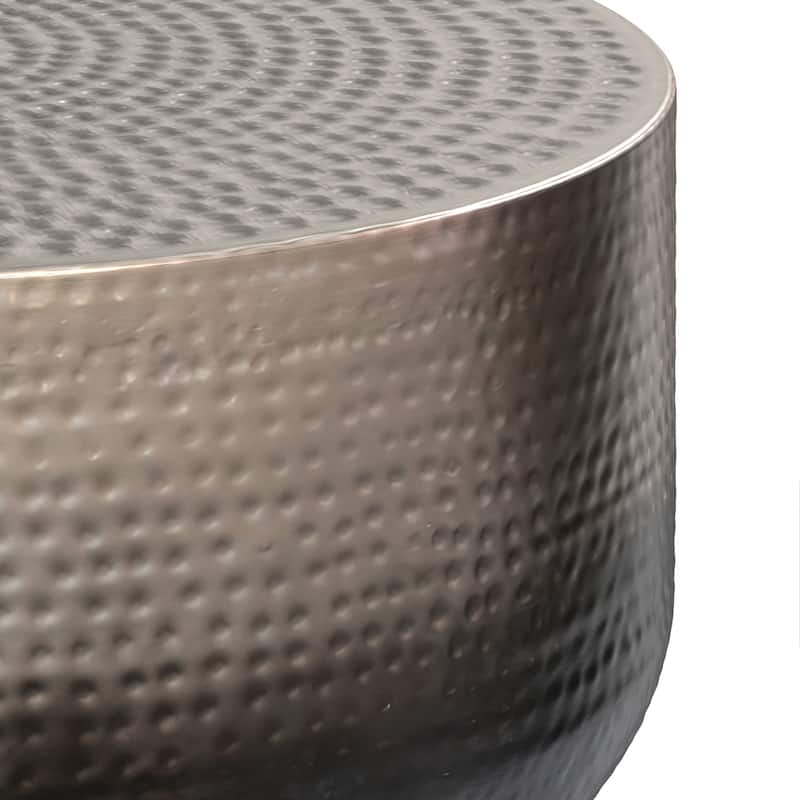 Kacy 36 inch Wide Metal Coffee Table