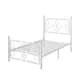 VECELO Metal Bed Frame with High Headboard and Footboard, Platform Beds with Heavy Duty Mattress Foundation