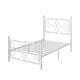 VECELO Metal Bed Frame with High Headboard and Footboard, Platform Beds with Heavy Duty Mattress Foundation