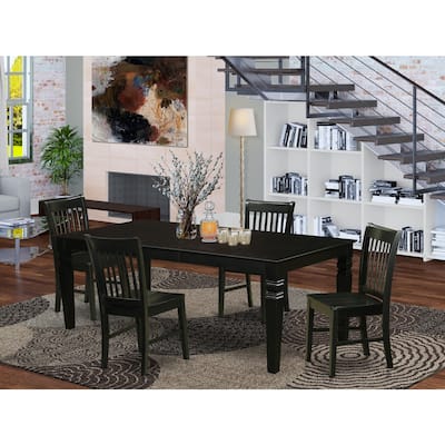 Elegant Dining Set - 9 Piece Table & Chairs - Modern Kitchen Furniture