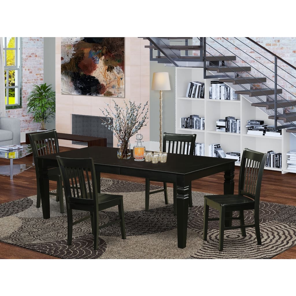 Elegant Dining Set - 9 Piece Table & Chairs - Modern Kitchen Furniture