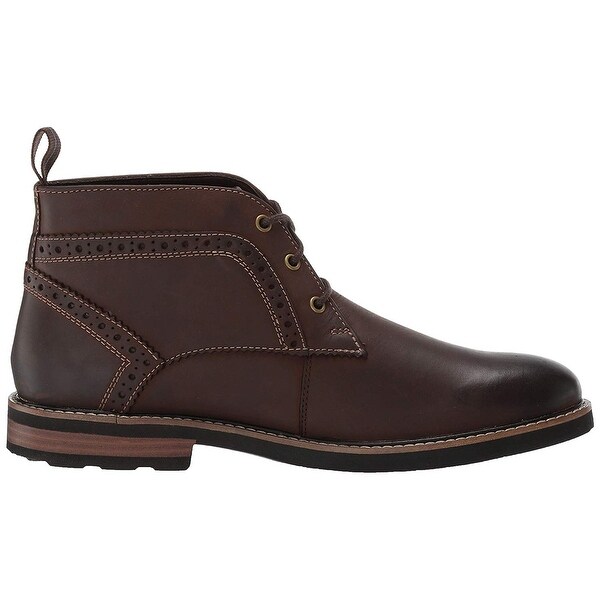 Nunn Bush Mens Ozark Plain Toe Chukka Boot with Kore Comfort Technology