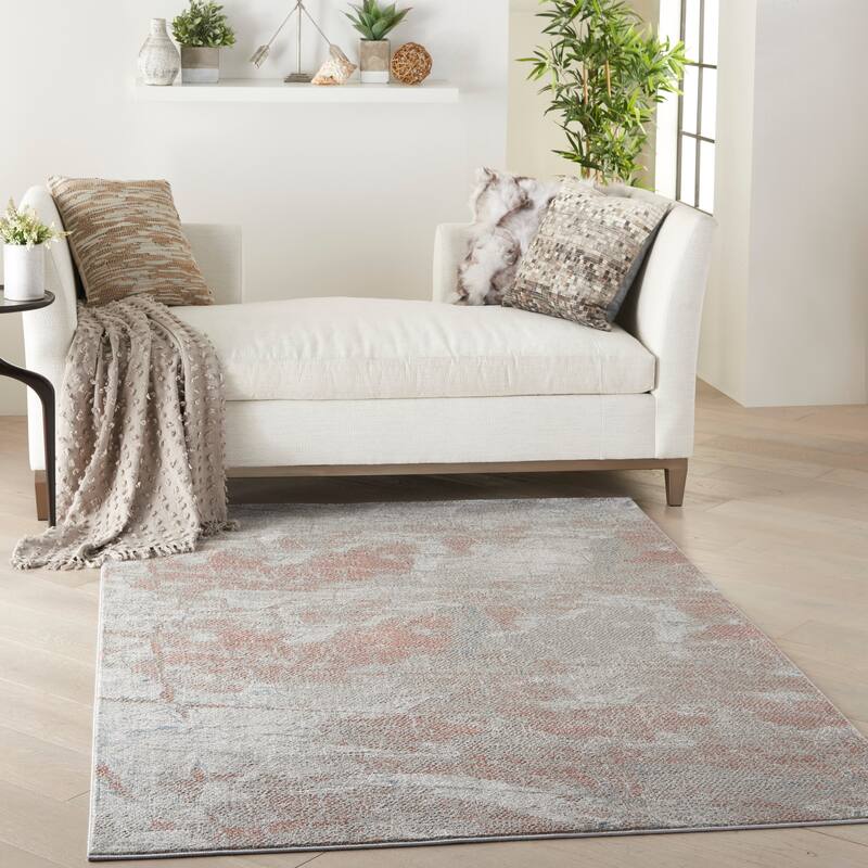 Nourison Rustic Textures Abstract Contemporary Area Rug