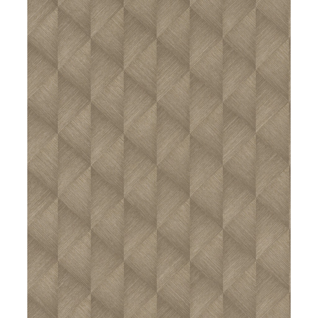 Advantage Miro Brown Geo Wallpaper