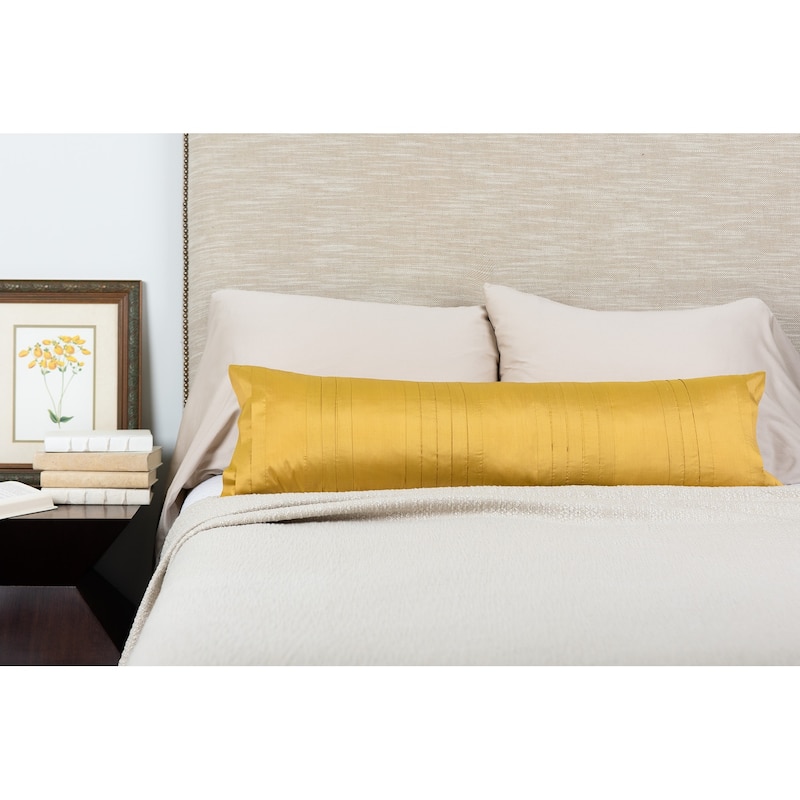 Royce Dupioni Silk Extra Long Bolster Pillow