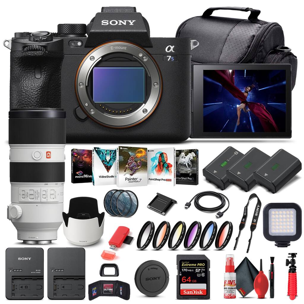 Sony Alpha a7S III Mirrorless Camera W/ Sony FE 70-200mm Lens -