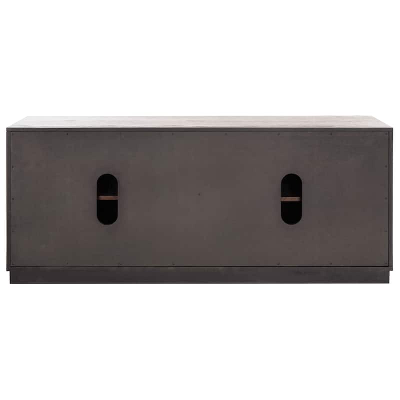 SAFAVIEH Couture Amadea 4 Door Media Stand - 58 In W x 17 In D x 24 In H - 58Wx24Dx17H