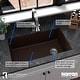 preview thumbnail 13 of 68, Karran Undermount Quartz 32 in. Single Bowl Kitchen Sink Kit