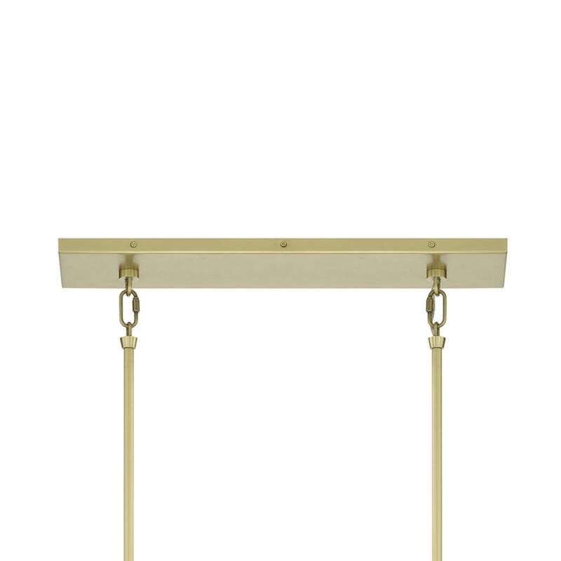 Crystorama Lighting Group Paxton 8 Light 17" Wide Linear Chandelier