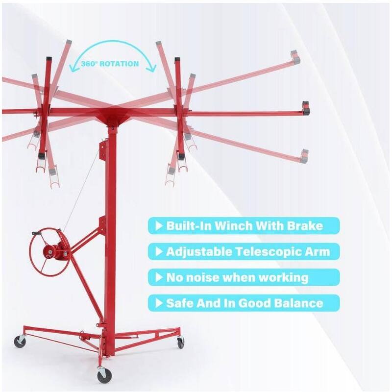53'' Drywall Panel Hoist Jack Lifter Drywall Lift Panel Lift