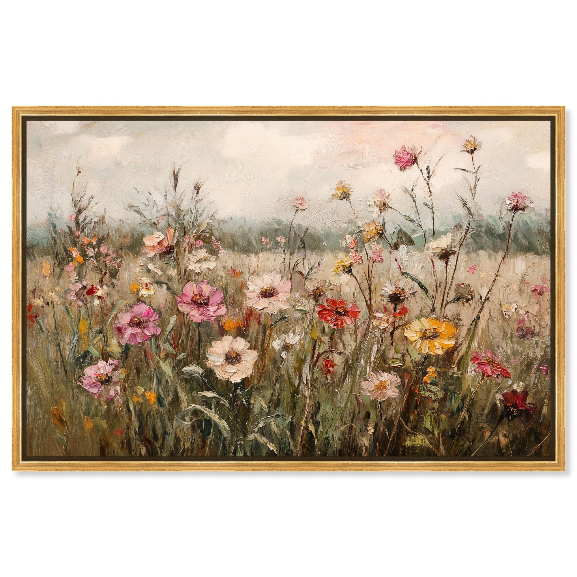 Vintage Blooms I Canvas by Art Remedy