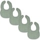 preview thumbnail 53 of 60, Muslin Cotton Baby Bibs Adjustable Size with Easy Snaps by Comfy Cubs Fern - Pack of 4