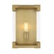 preview thumbnail 7 of 6, Minka Lavery 1451 Oro District 1 Light 11" Tall ADA Vantage Wall