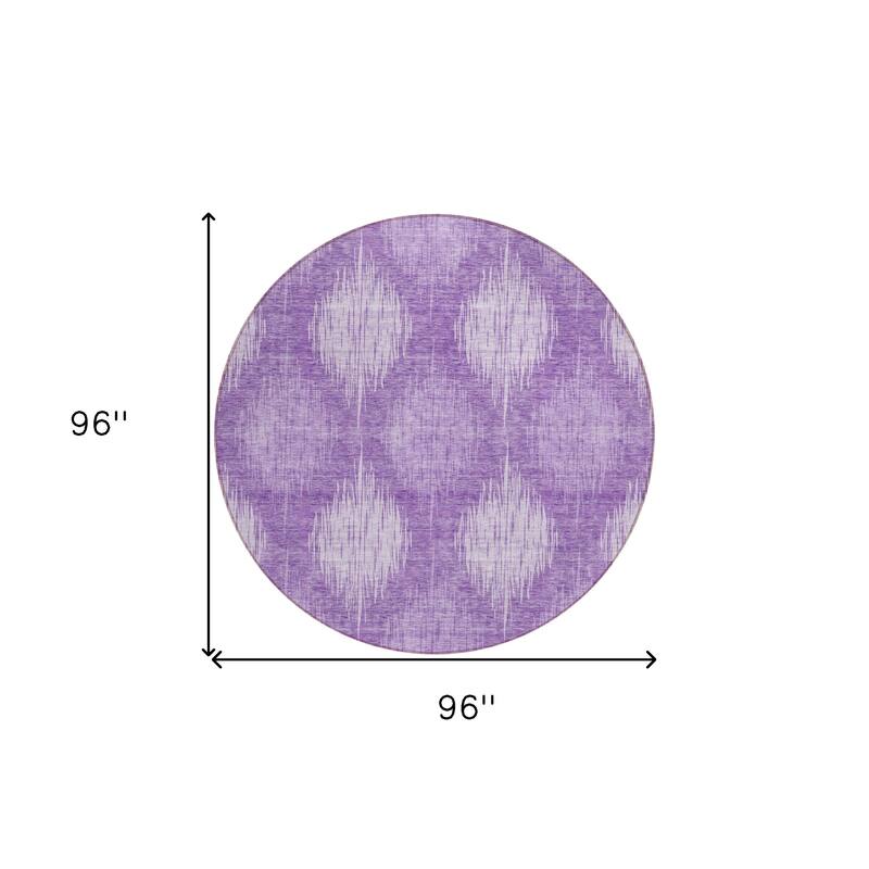 HomeRoots Ikat Transitional Rectangle Outdoor Rug