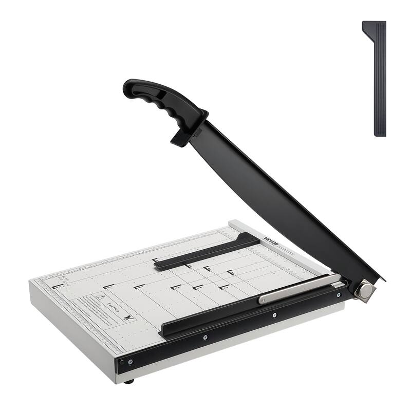 VEVOR Paper Cutter Guillotine Trimmer 15"/18" Cut Length 16/20 Sheets Capacity, Heavy Duty Guillotine Paper Cutter - 15"+16 Sheets