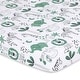 preview thumbnail 2 of 3, The Peanutshell Green Safari Mini Crib, Playard Sheet 3 Pack Set