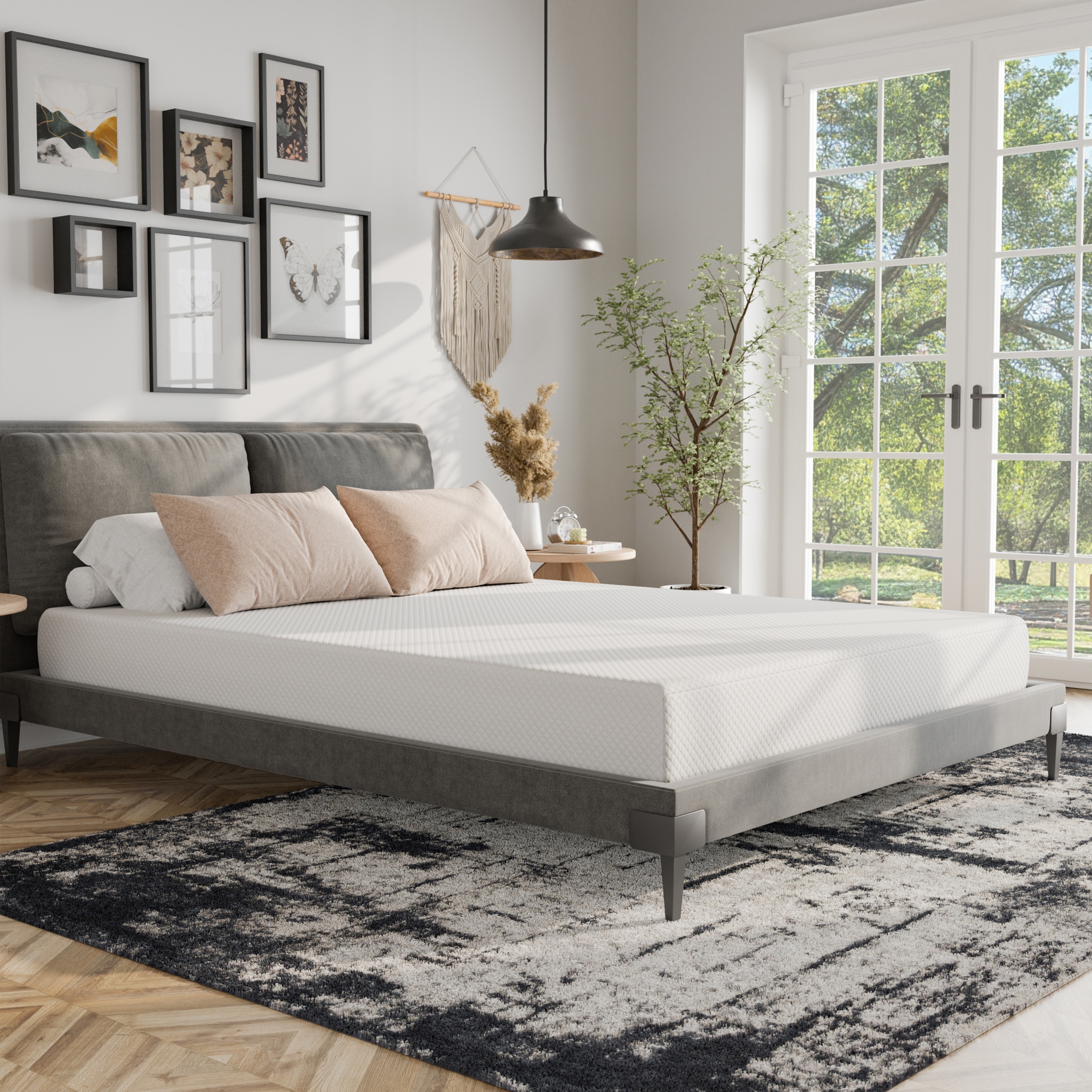 O-Sleep 8 inch Memory Foam Mattress in a Box with CertiPUR-US and OEKO-TEX