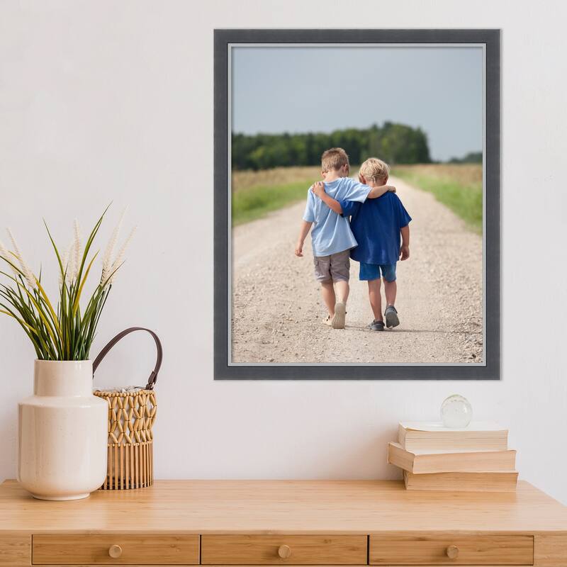 Eva Black Silver Thin Framed Picture Frame, Photo Frame