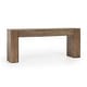 preview thumbnail 1 of 23, Classic Home Bristol Cracked Oak 72" Console Table Oak Brown