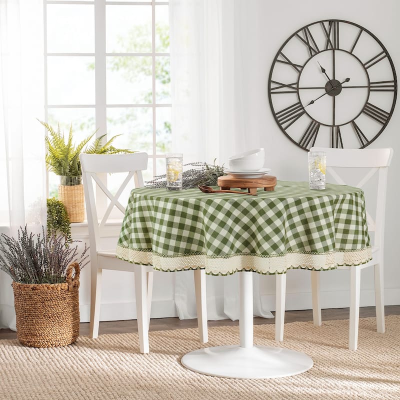 Achim Buffalo Check Tablecloth