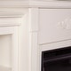 preview thumbnail 9 of 9, SEI Furniture Forbes 70-inch Ivory Electric Fireplace