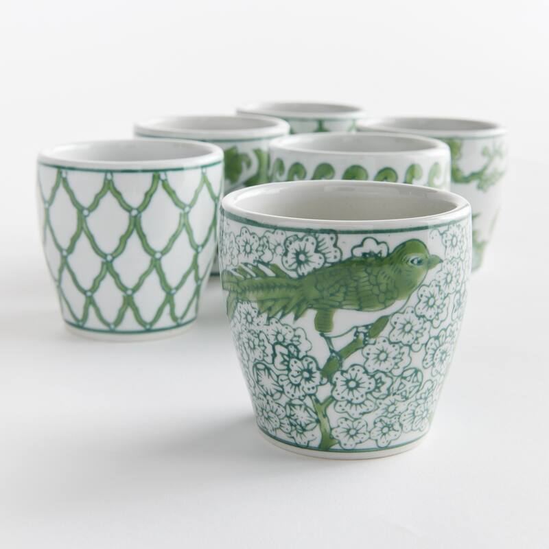 Imperial Chinoiserie Mini Flower Pots