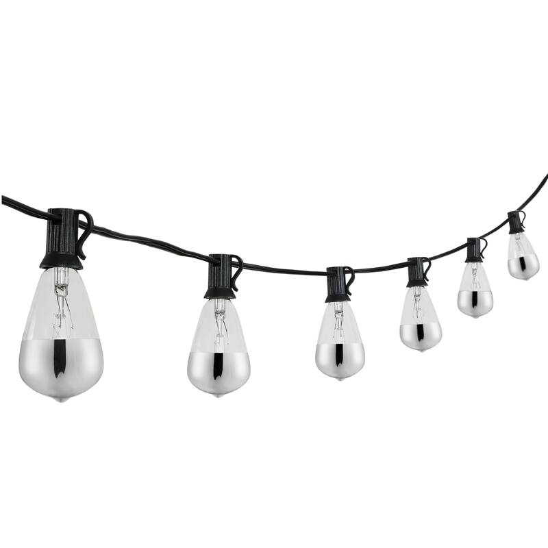JONATHAN Y 10 ft C7 String Lights - 10-Light, Indoor/Outdoor - 10-Light