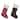 Transpac Fabric Plaid Stocking Set of 2 Christmas Home Decorations