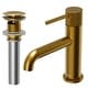 preview thumbnail 32 of 45, Karran Tryst KBF460 Single-Handle Single Hole Basin Bathroom Faucet with Matching Pop-up Drain Gold