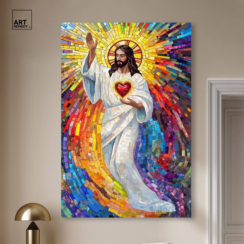 Blocks of Benediction II Canvas by Art Remedy, Gallery Wrapped