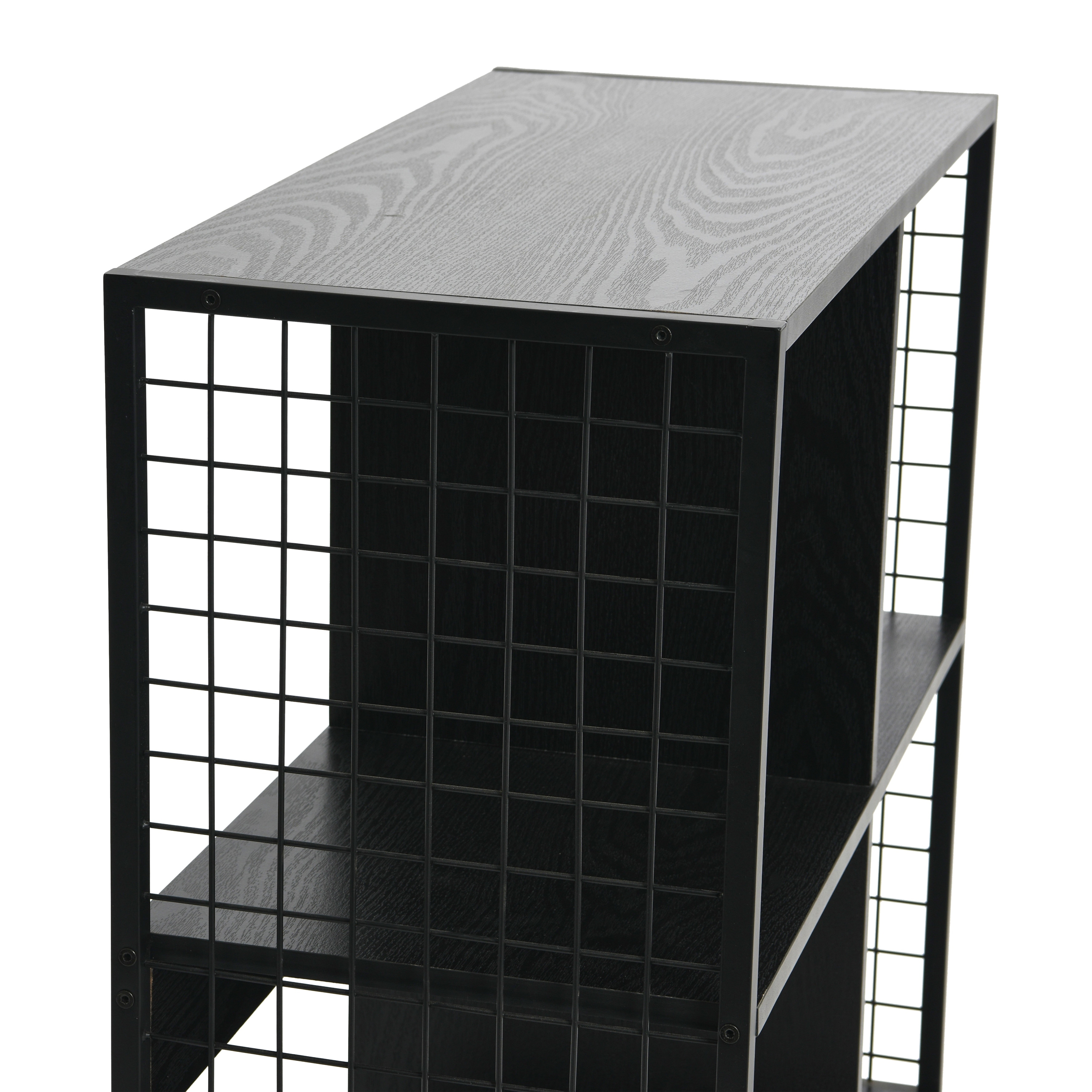 DIY Metal/ PP Modular 4-tier Cube Storage Organizer Shelf - On Sale - Bed  Bath & Beyond - 32138215