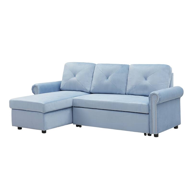 83" L-Shape Sectional Sofa with Storage Chaise
