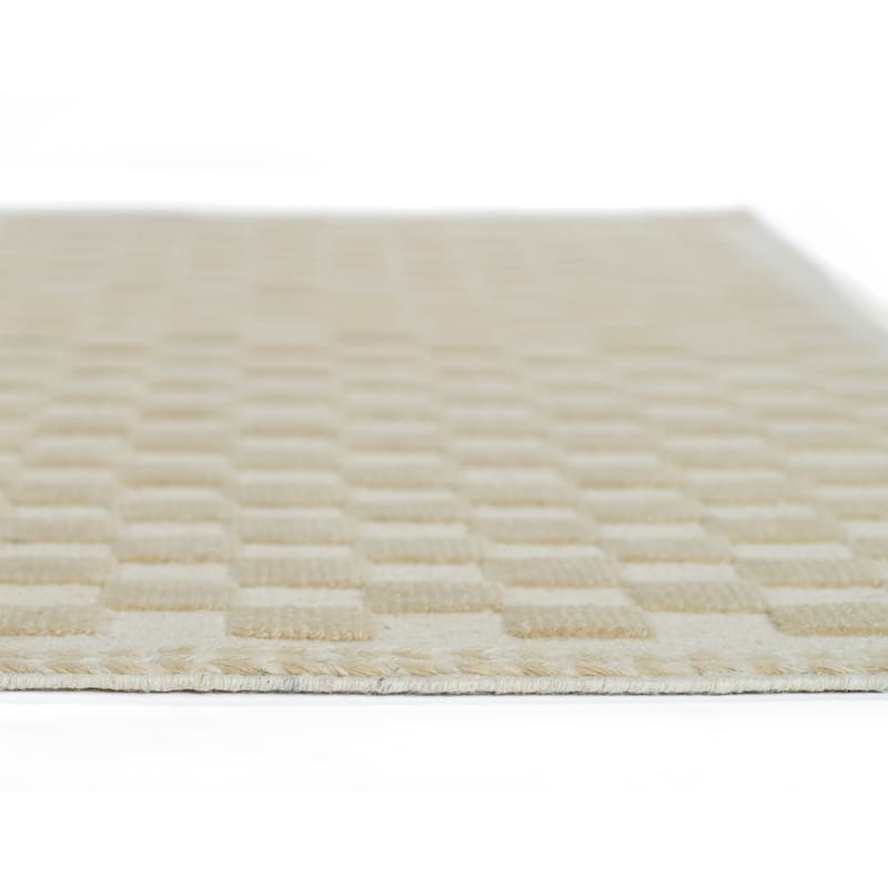 Momeni Willow Hand Woven Wool Checker Area Rug