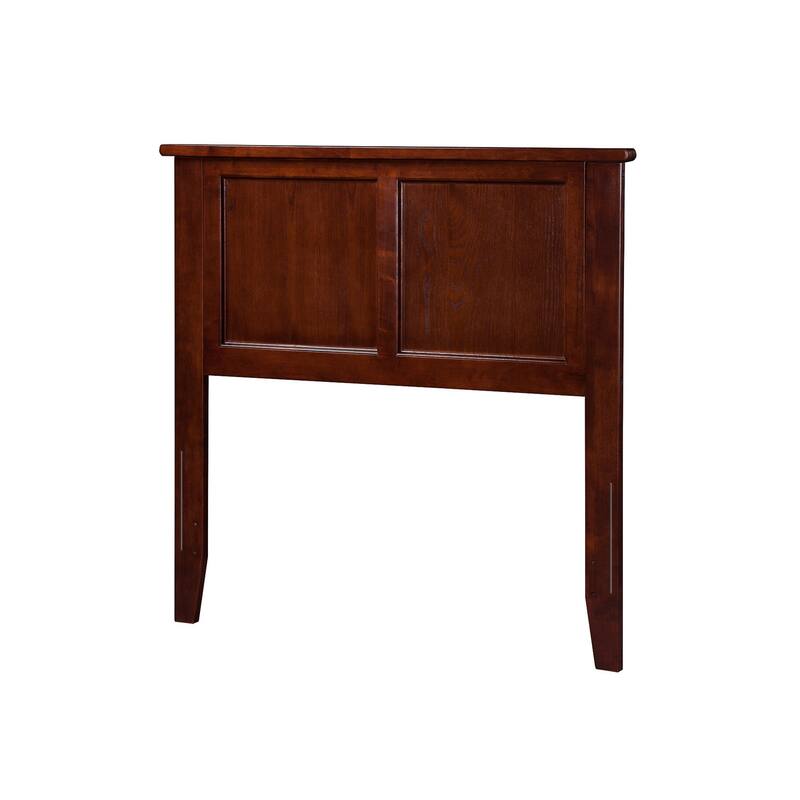 Wood Panel Headboard with Classic Detailing and USB Charger, Fits Standard Frames for a Timeless Bedroom Look