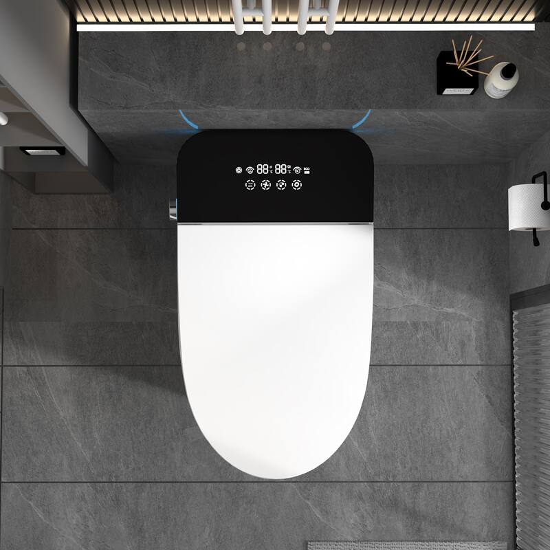 All-in-One Smart Toilet with Heated Bidet Seat