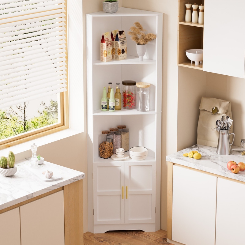 Modern tall corner cabinet cheap
