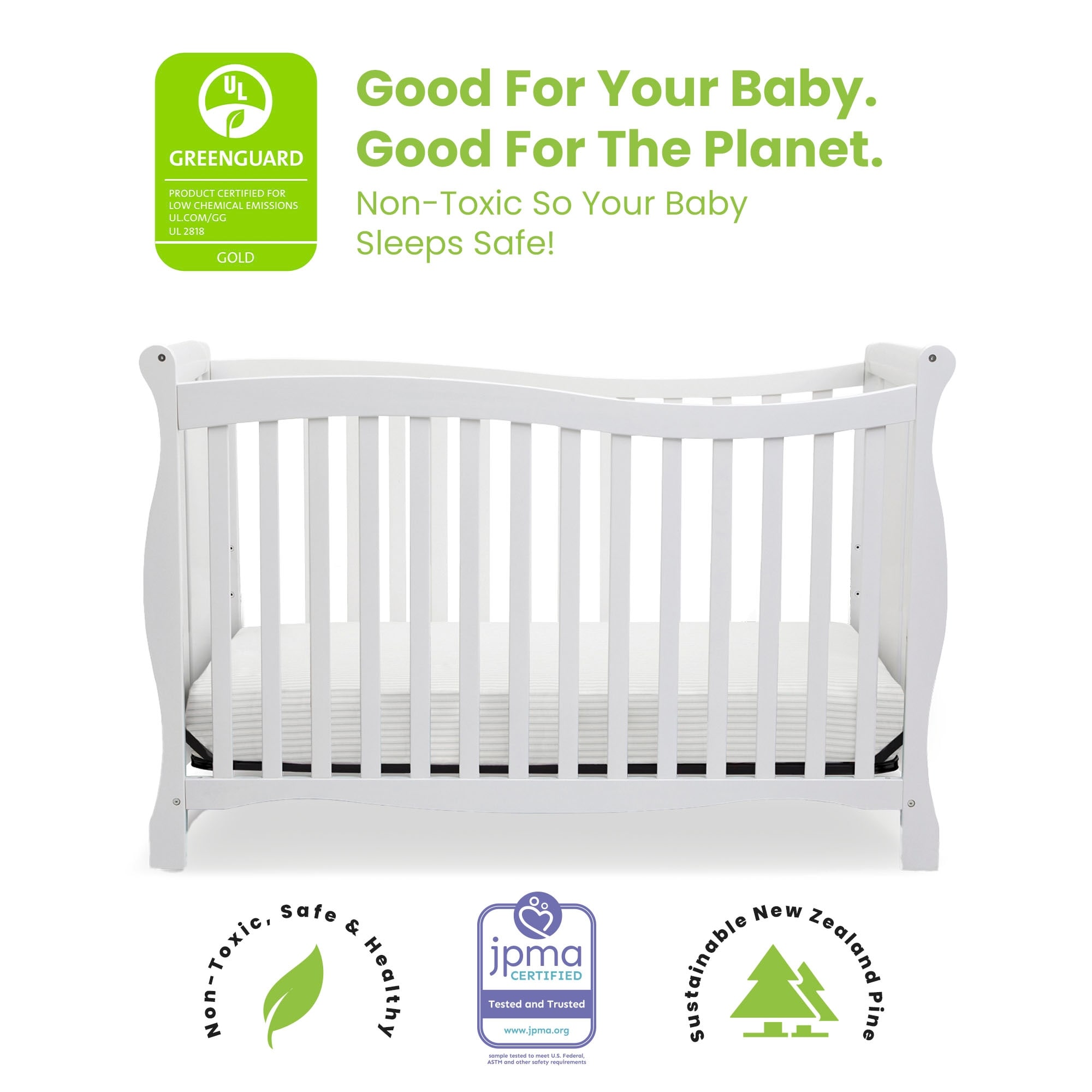 Brookside 4 in 1 convertible crib 2025