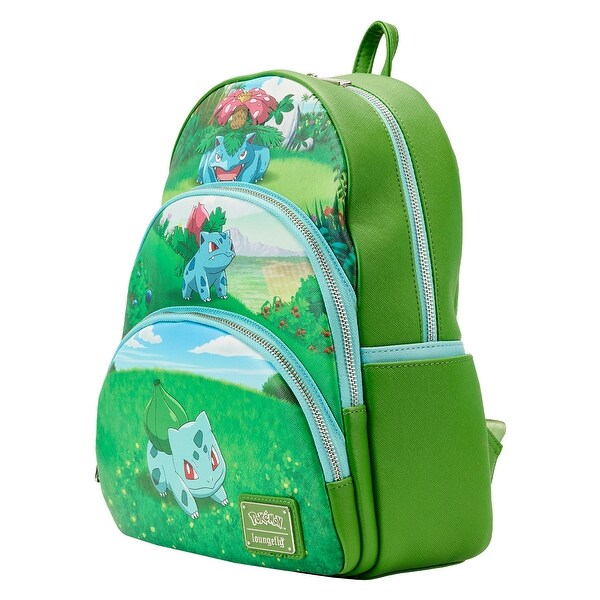 Pokemon Bulbasaur Evolutions Triple Pocket Mini Backpack - Bed